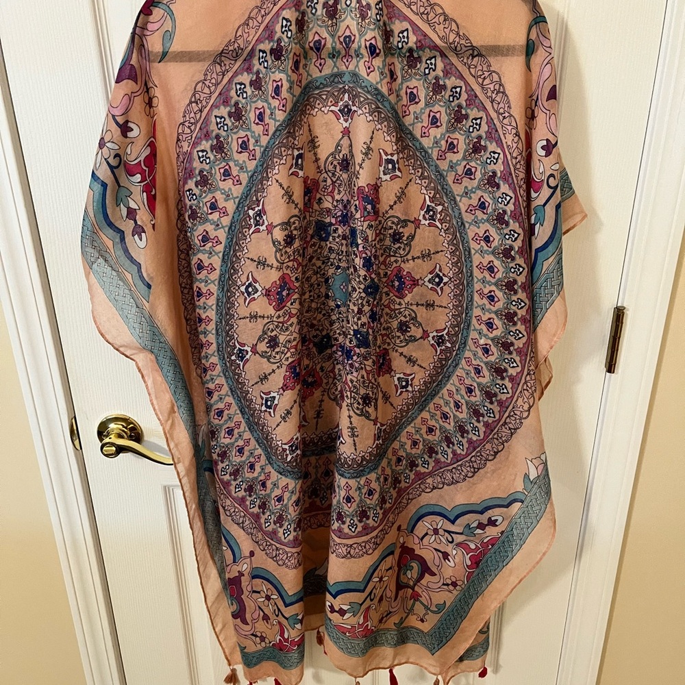 Pink Flowy Kimono